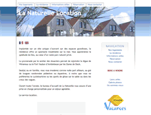 Tablet Screenshot of lanaturellelocation.com